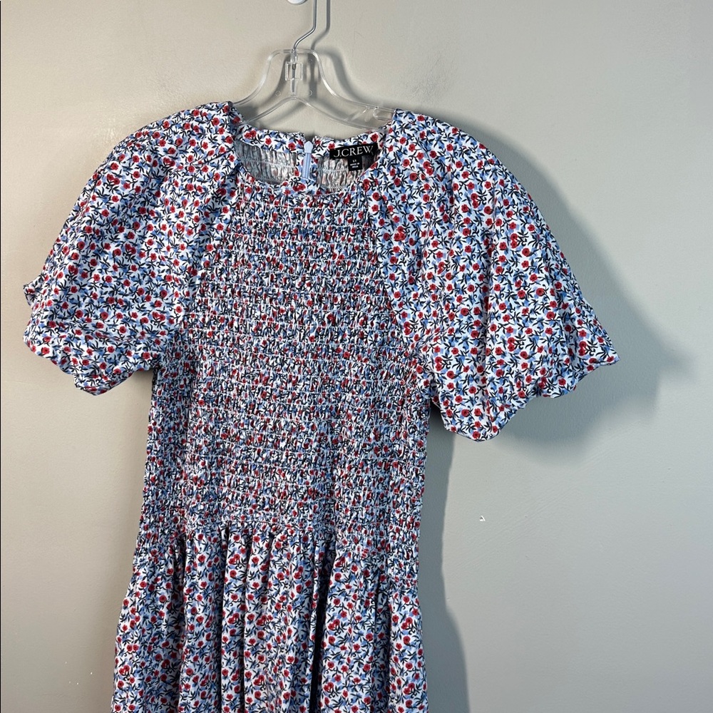 J.Crew Poppy Cotton Poplin Meadow Midi Dress Size ST - Picture 4 of 16